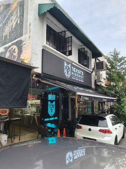 Beast’s Hideout Cafe. BBQ. Seafood